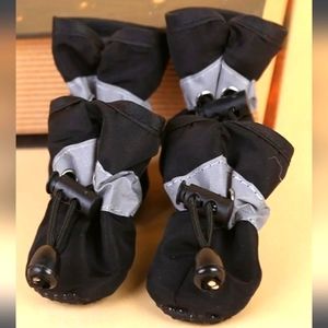 Waterproof Pet Shoes 4Pcs. Black Size S NWT